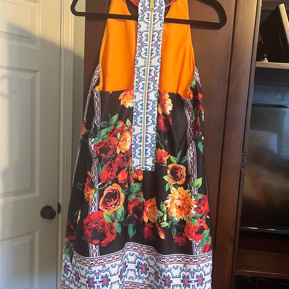 Nicole Miller Racerback floral fun dress - Picture 3 of 4